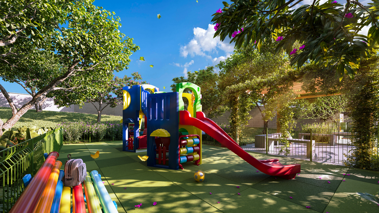 playground para a criançada se divertir