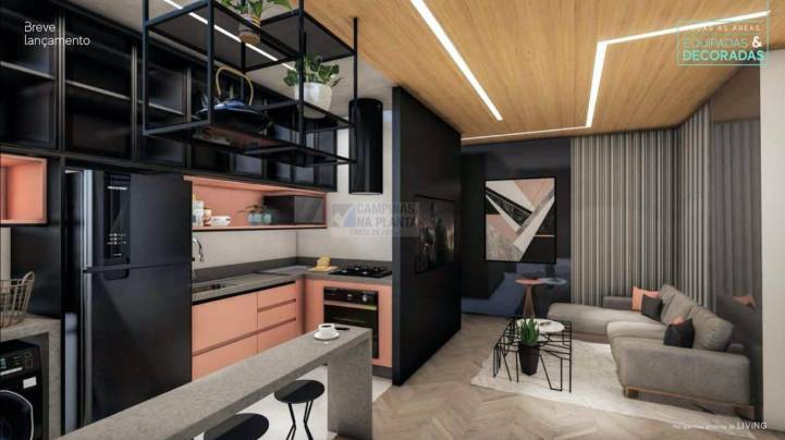 now taquaral living apartamento 54 m2