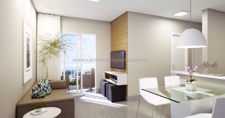 Morada dos Parques Campo Grande Pesrpectiva da Sala