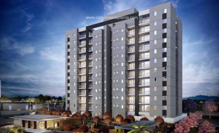 Perspectiva ilustrada da fachada do Reservatto