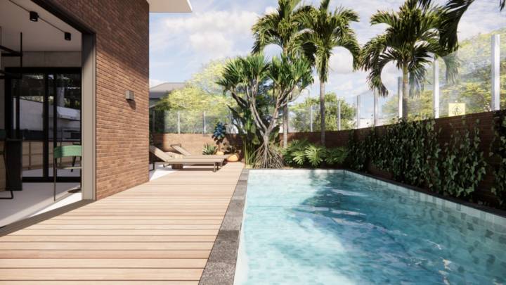 Piscina do Wert Design Taquaral - apartamentos na planta com área de lazer completa no Taquaral
