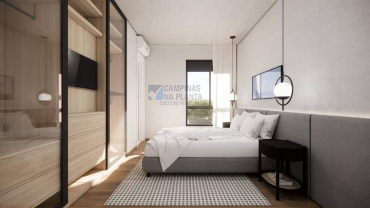 Vista da varanda do apartamento ponta no Wert Design Taquaral - lançamento no Taquaral