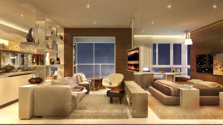 Setin Midtown Aquidaban Sala Apto Decorado 42m²