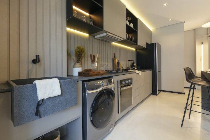 praca guanabara apartamento decorado area de servico