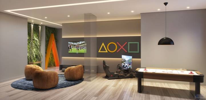 sala de jogos do living blend