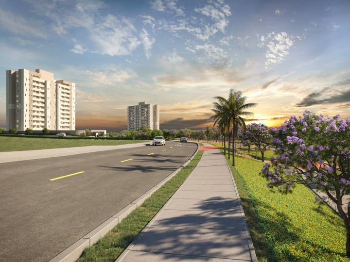 visão da rua do futuro complexo Mangará Campinas