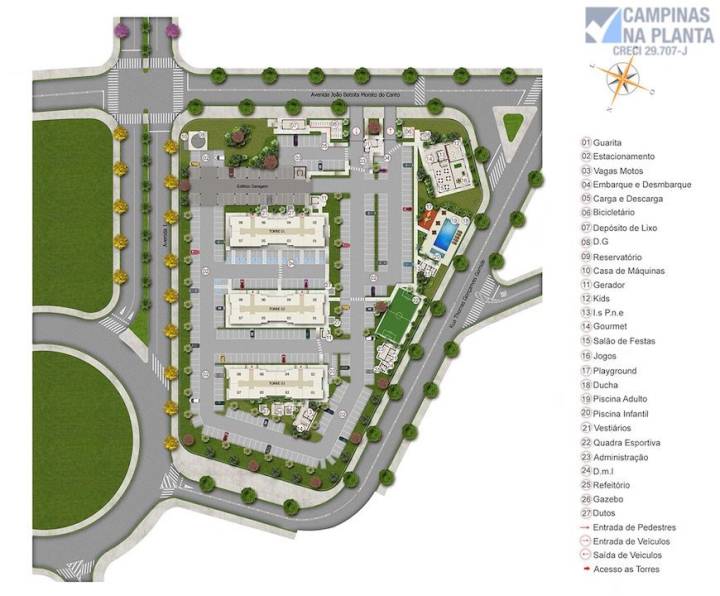 Villa Garden Fontana Garden Implantacao