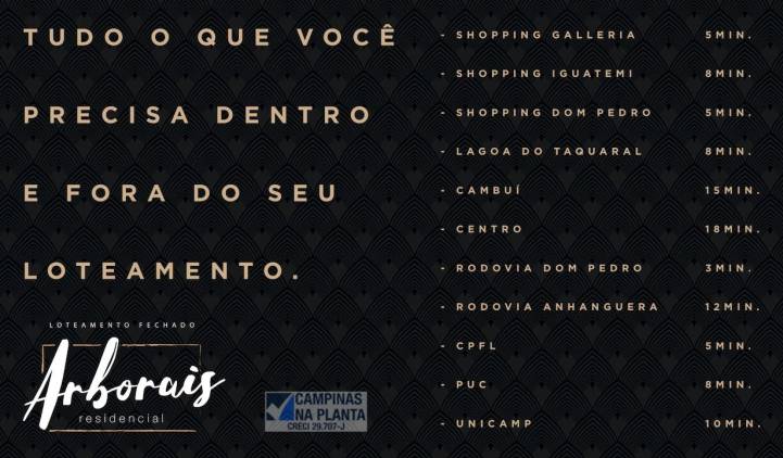 Residencial Arborais Campinas Proximidades