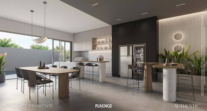 Espaço gourmet privativo no lançamento Authentic Cambuí