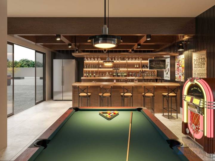 salão de jogos do residencial milão