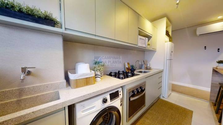 foto da cozinha do apartamento decorado