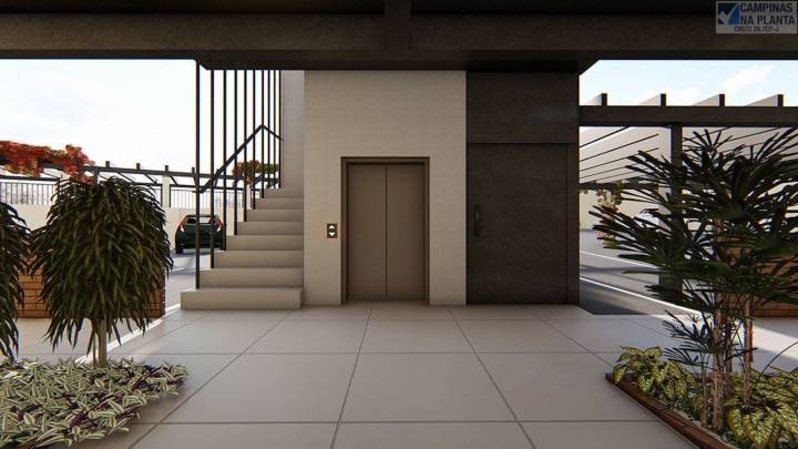 existem 2 elevadores para acesso aos apartamentos do 1º andar