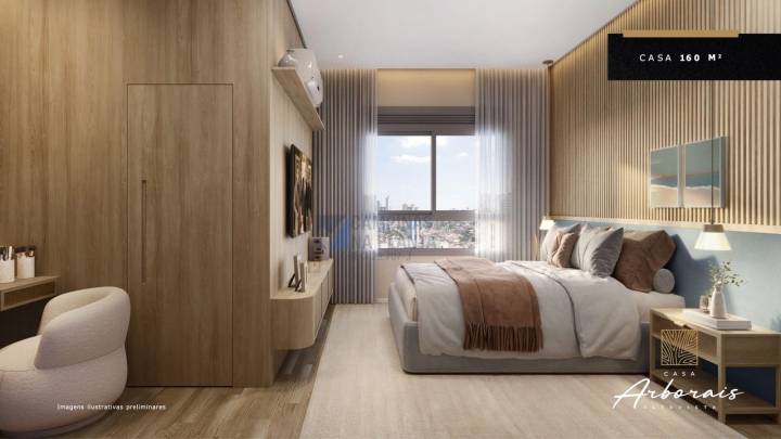 suíte casal breve lançamento casa arborais altavista 160 m2