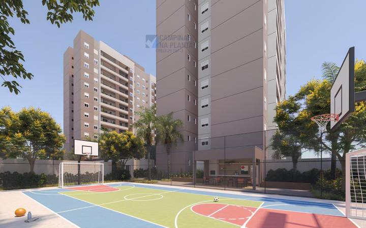 Quadra recreatica para praticas esportes sem sair do empreendimento