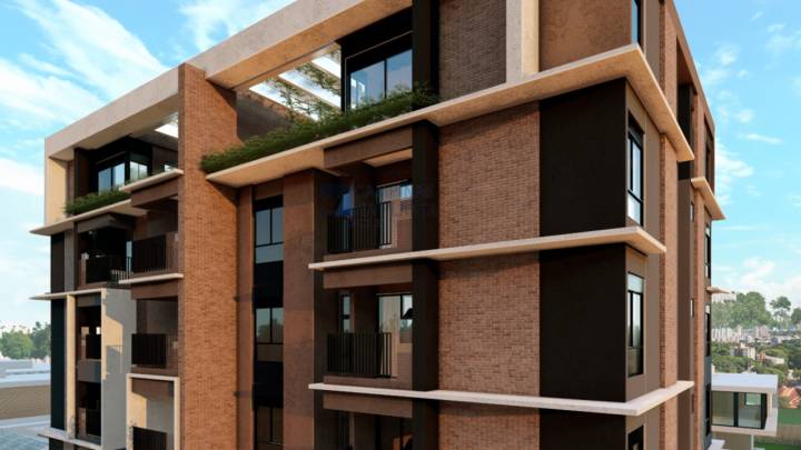 Vista da cobertura do lançamento no Taquaral - Wert Design com apartamentos na planta e vista panorâmica.