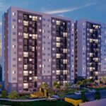 Inside Residence Hortolândia Fachada Noturna Apartamentos na Planta em Hortolandia