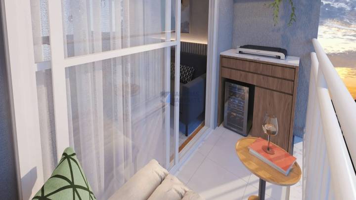 Seleto Amoreiras perspeciva da varanda do apartamento