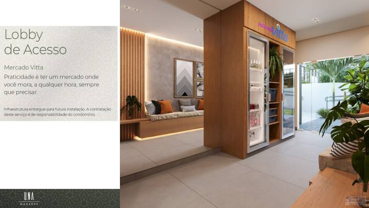 lobby de acesso do una mansoes