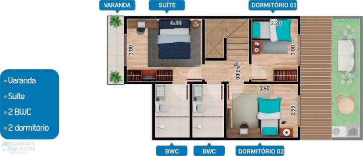 bellagio isabela planta pavimento superior