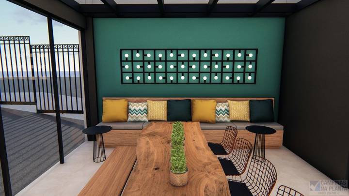 perspectiva ilustrada do gourmet