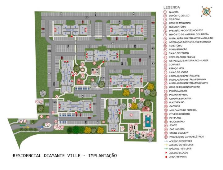diamante ville lancamento mrv implantacao
