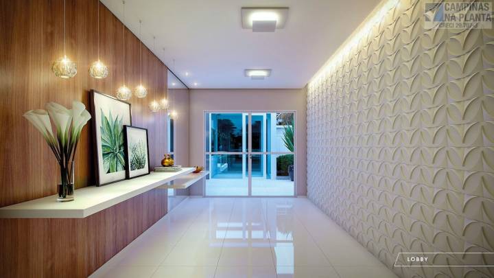 lobby de accesso aos elevadores do wish taquaral