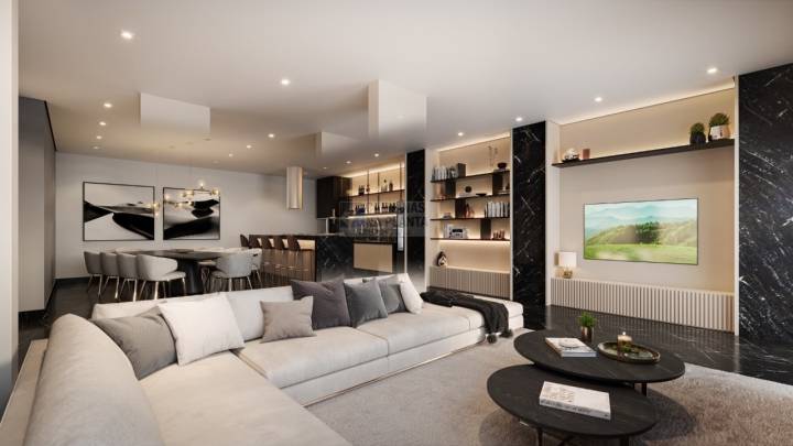 área interna private pool and house