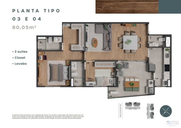 2 suites closet do amati