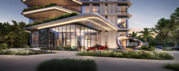 Portaria do Pininfarina by Plaenge Cambuí (perspectiva preliminar ref. ao projeto de Maringá)