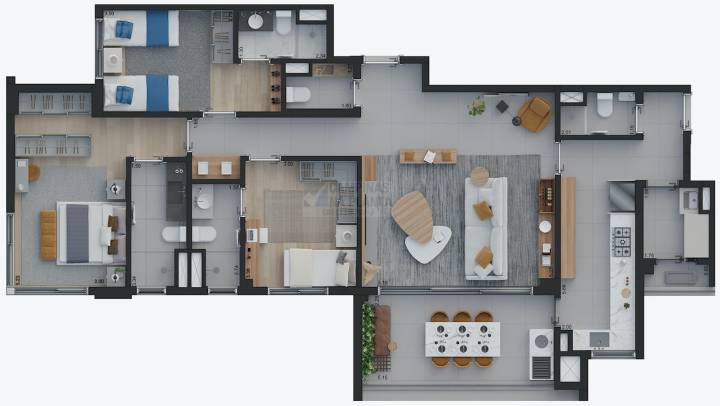 vestra cambui planta 3 suites