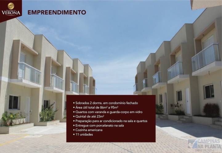 Residencial Verona Casas Prontas Condomínio Fechado Sobrados no Jardim Amoreiras