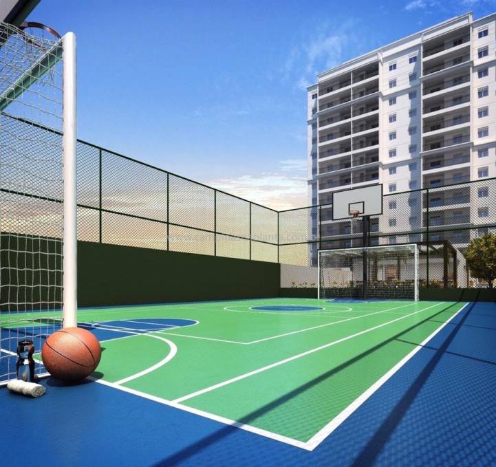 Perspectiva ilustrada da quadra