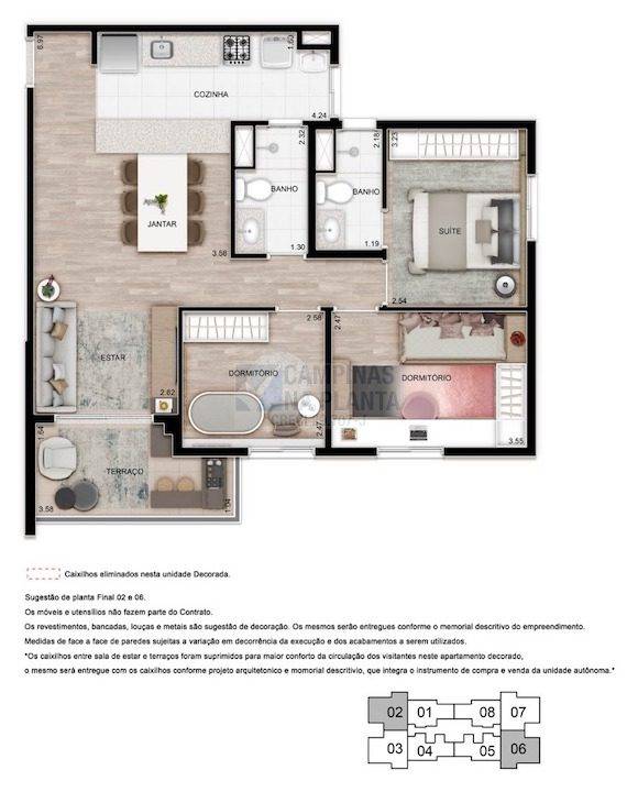 Teg Mansoes Planta 3 Quartos 1 Suite