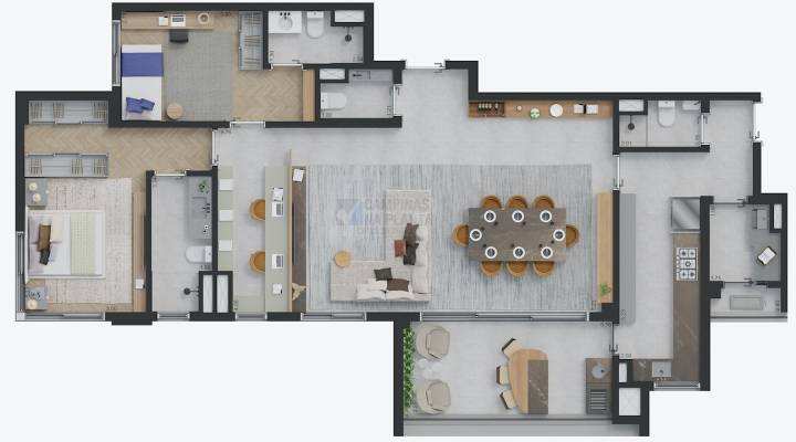 vestra cambui planta 2 suites