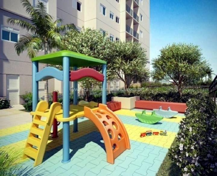 Perspectiva ilustrada do playground