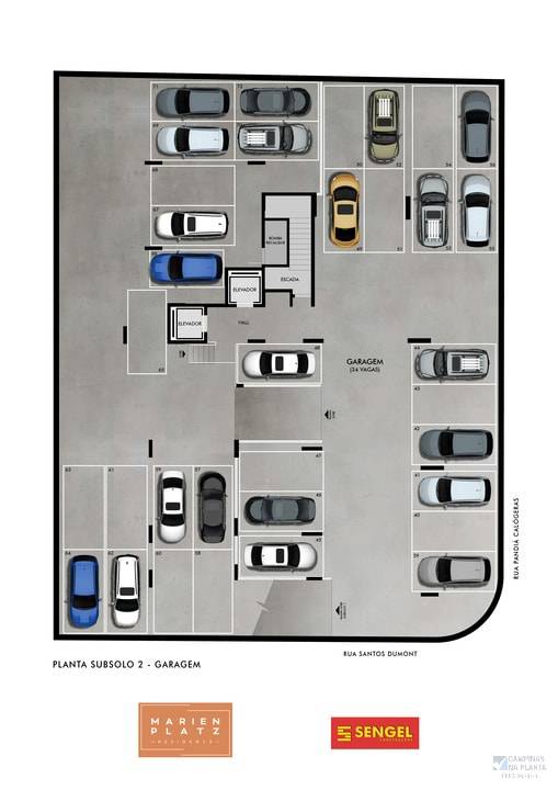 subsolo estacionamento