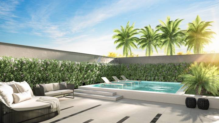 área extrena private pool and house