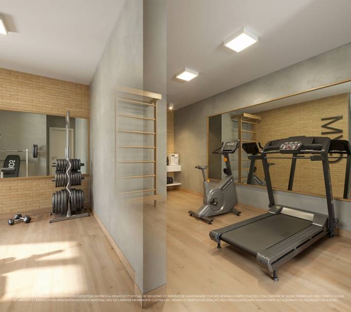 Academia do Top Life Nova Campinas
