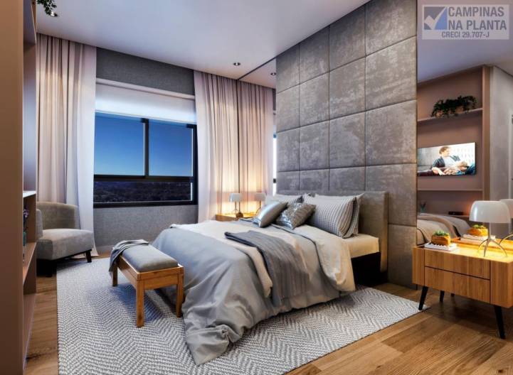 Suíte master do Lançamento Alto Cambuí