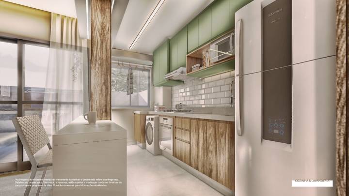 residencial somerville apartamento cozinha area servico