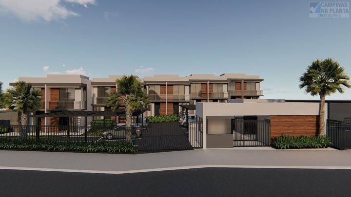 perspectiva da fachada e portaria do green view