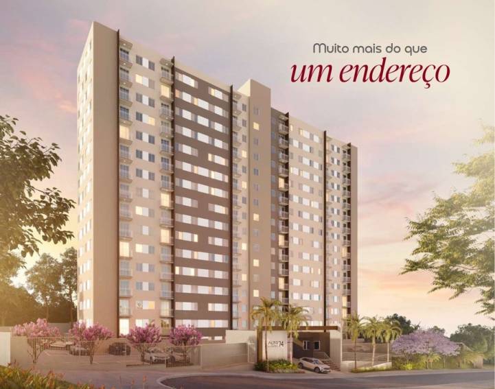 Fachada do Alto Elíseos 74, apartamento na planta pelo MInha Casa Minha Vida