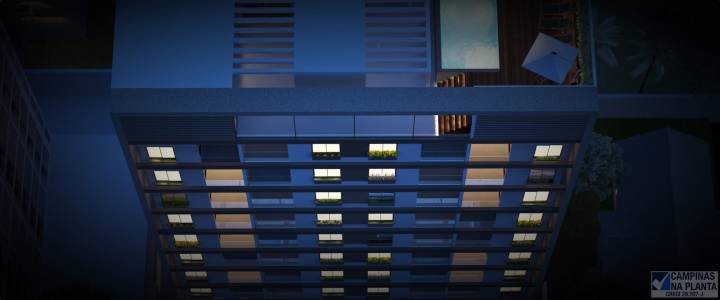 Perspectiva do Rooftop do Studio Morada