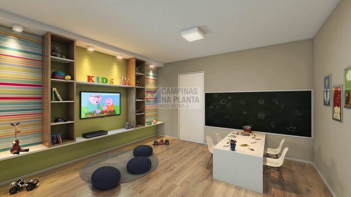 perspectiva do espaço kids Arbo Condomínio Parque