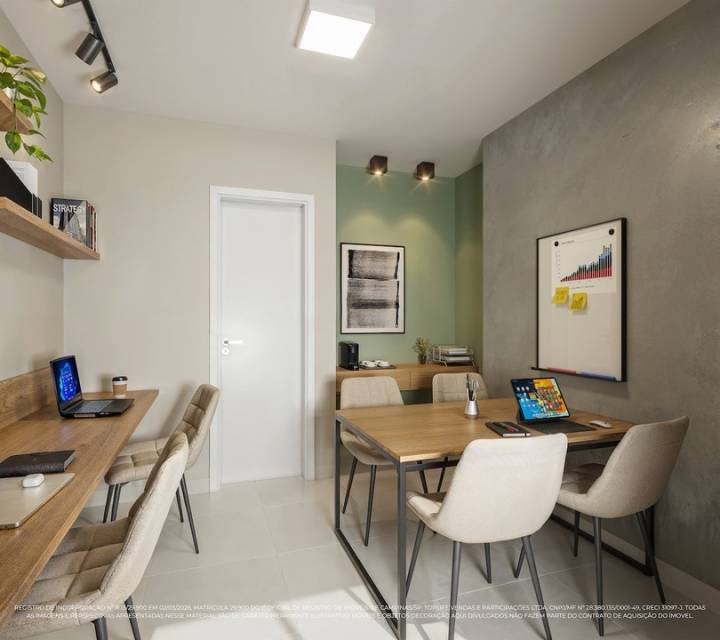 Coworking para trabalho e reuniões  com conforto e privacidade